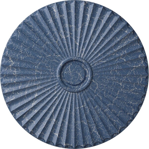 Ekena Millwork Shakuras Ceiling Medallion (For Canopies up to 5 1/2"), 29 1/2"OD x 2"P, Americana Crackle CM30SHAMC - main